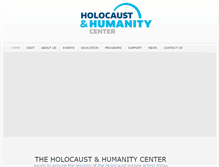 Tablet Screenshot of holocaustandhumanity.org
